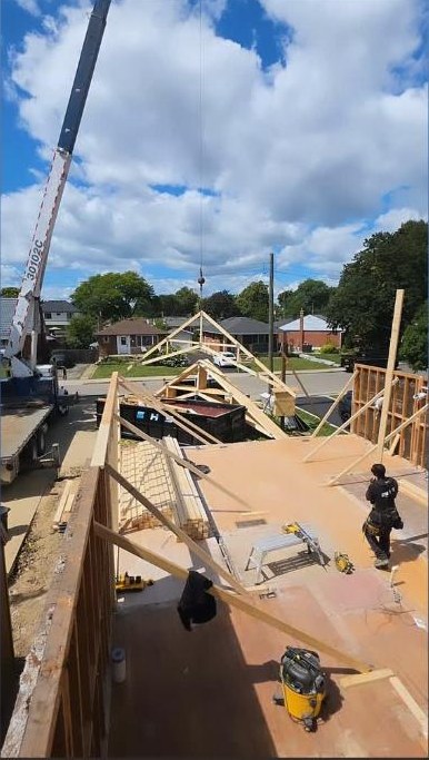 Roof Trusses - Crane Set